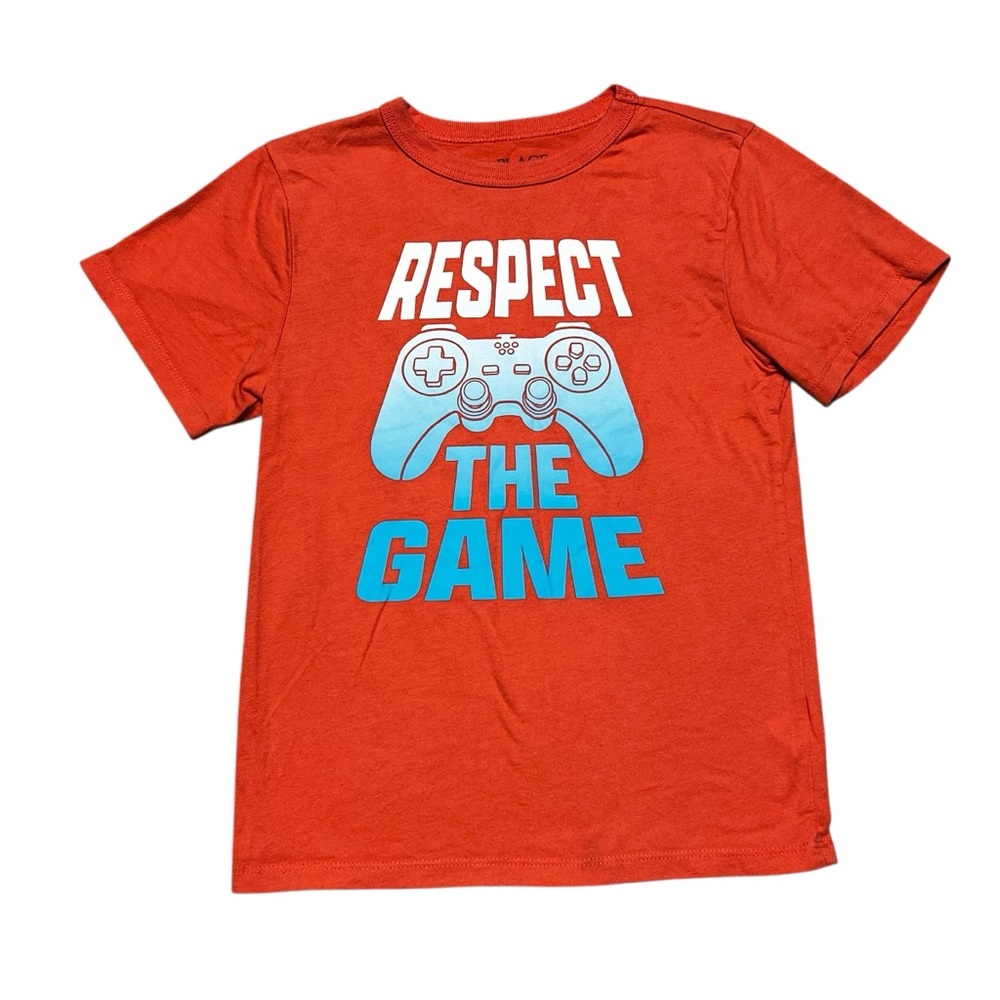 The Children's Place Orange 'Respect‎ The Game' Graphic Tee